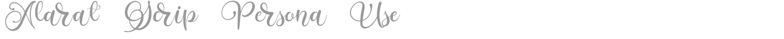 Alarante Script font preview